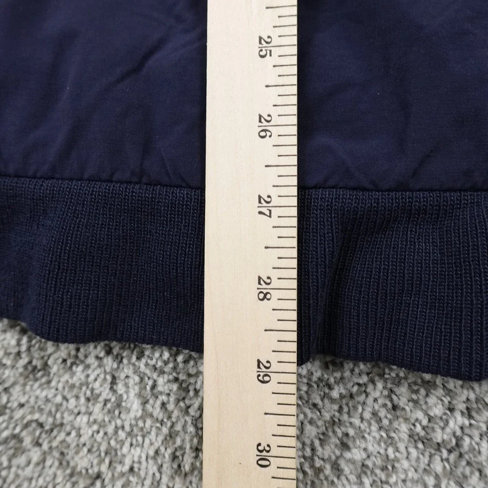 VTG LL Bean Jacket Mens XL Blue‎ Fleece Lined Windbreaker Zip Bomber Coat Hike